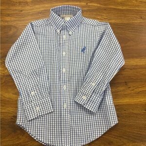 The Beaufort Bonnet Company Blue Checkered Button Down Shirt